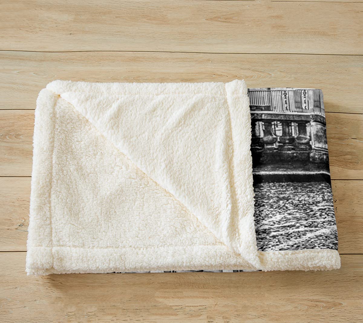 Tbrand Paris Stadt 3D Drucken Kuscheldecke EEiffelturm Flanell Fleecedecke Microfaser Grau Modern City Landschaft Decke Decke 150x200cm für Jungen Mädchen Kinder