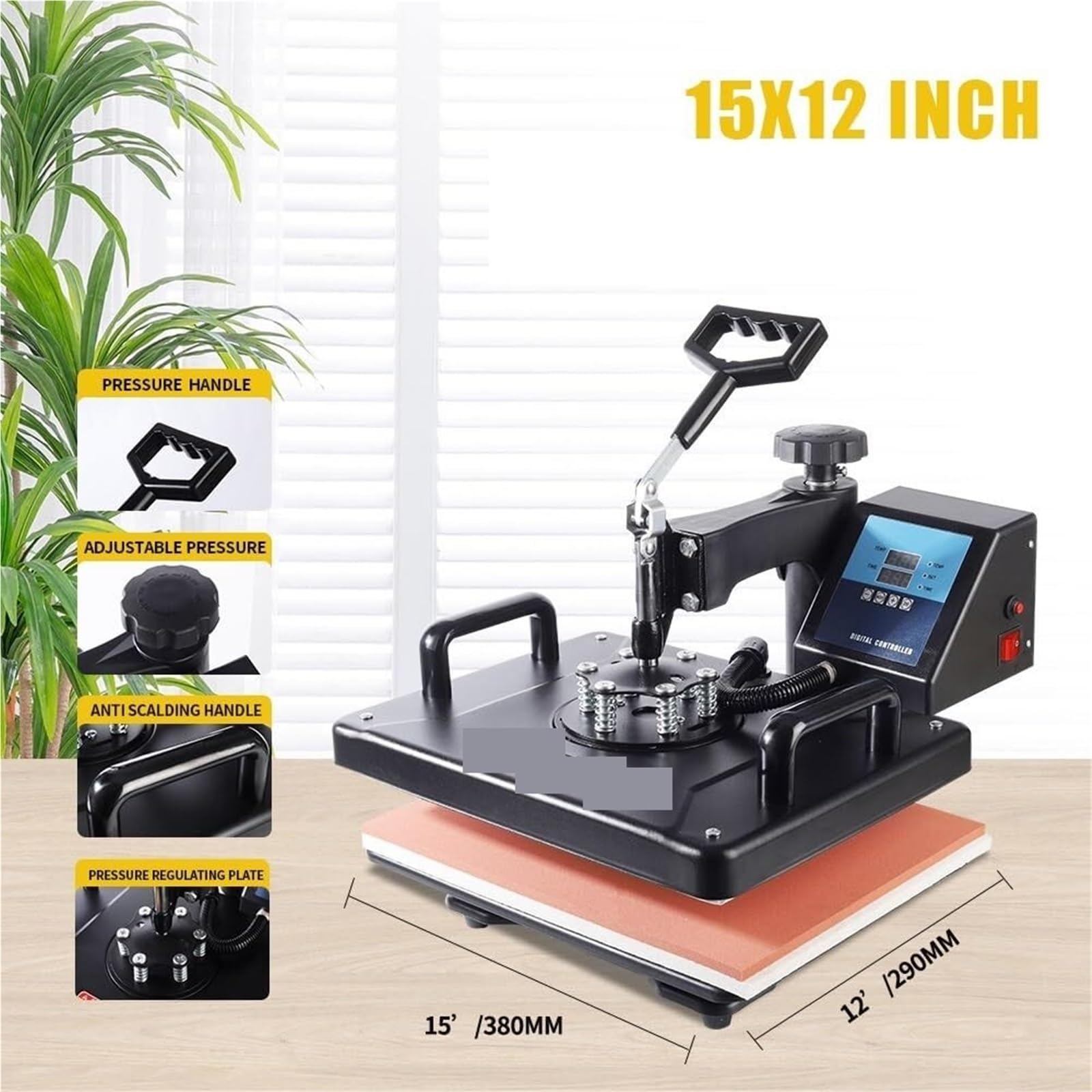 Maszyna do prasowania 29 * 38CM Prasa Termiczna 5 W 1 Drukarka Sublimacyjna Maszyna Transferowa 2D Nadaje Się Do Zastosowań Magazynach I Przemyśle Cap Cup Board T-shirt na koszulki