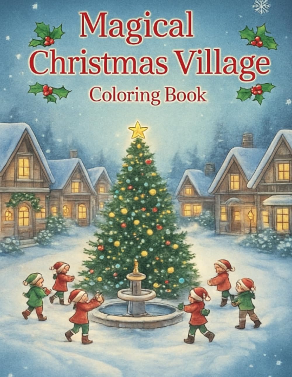 Magical Christmas Village Coloring Book: Cozy Winter Scenes, Snowy Streets, and Heartwarming Holiday Joy (Cozy Winter Coloring Collection)