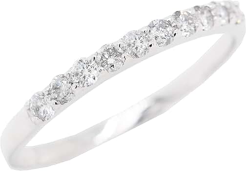 Amazon | 【KASHIMA】K14ホワイトゴールド 0.3ct ダイヤモンド