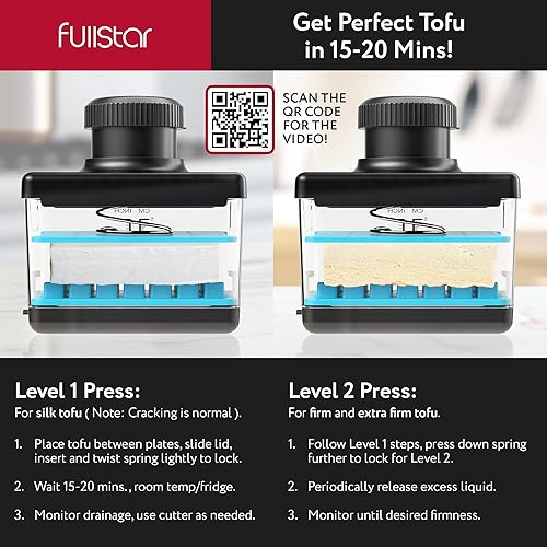 Miniatura 6 de Prensa de tofu, prensa de tofu apta para lavavajillas, tofu, tofu extra firme, tofu orgánico extra firme, caja de prensa de tofu para tofu sedoso y