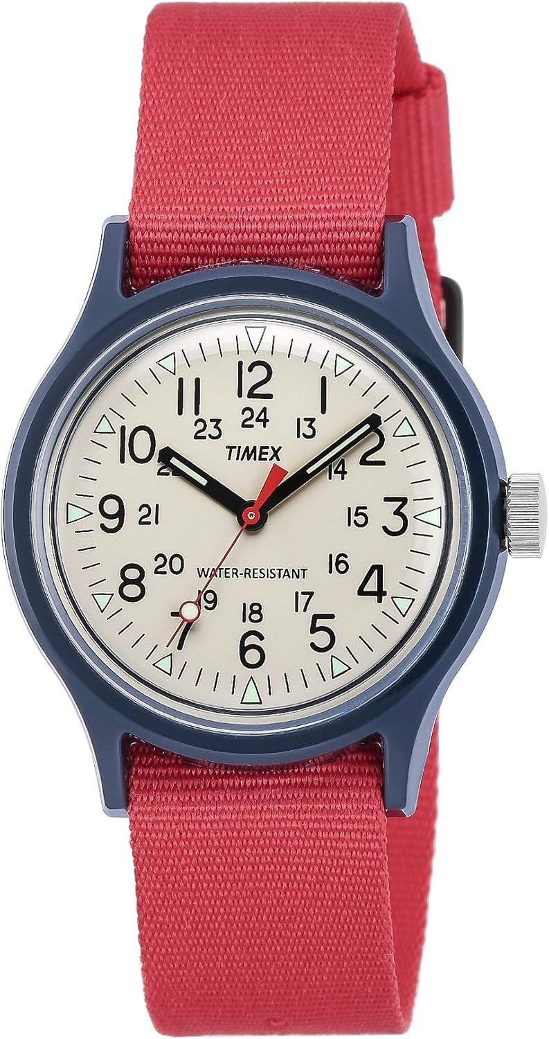 TIMEX Eコンパス　T45581 BLACK ×RED TIMEX] Watch Camper TW2U84300 Red | eBay