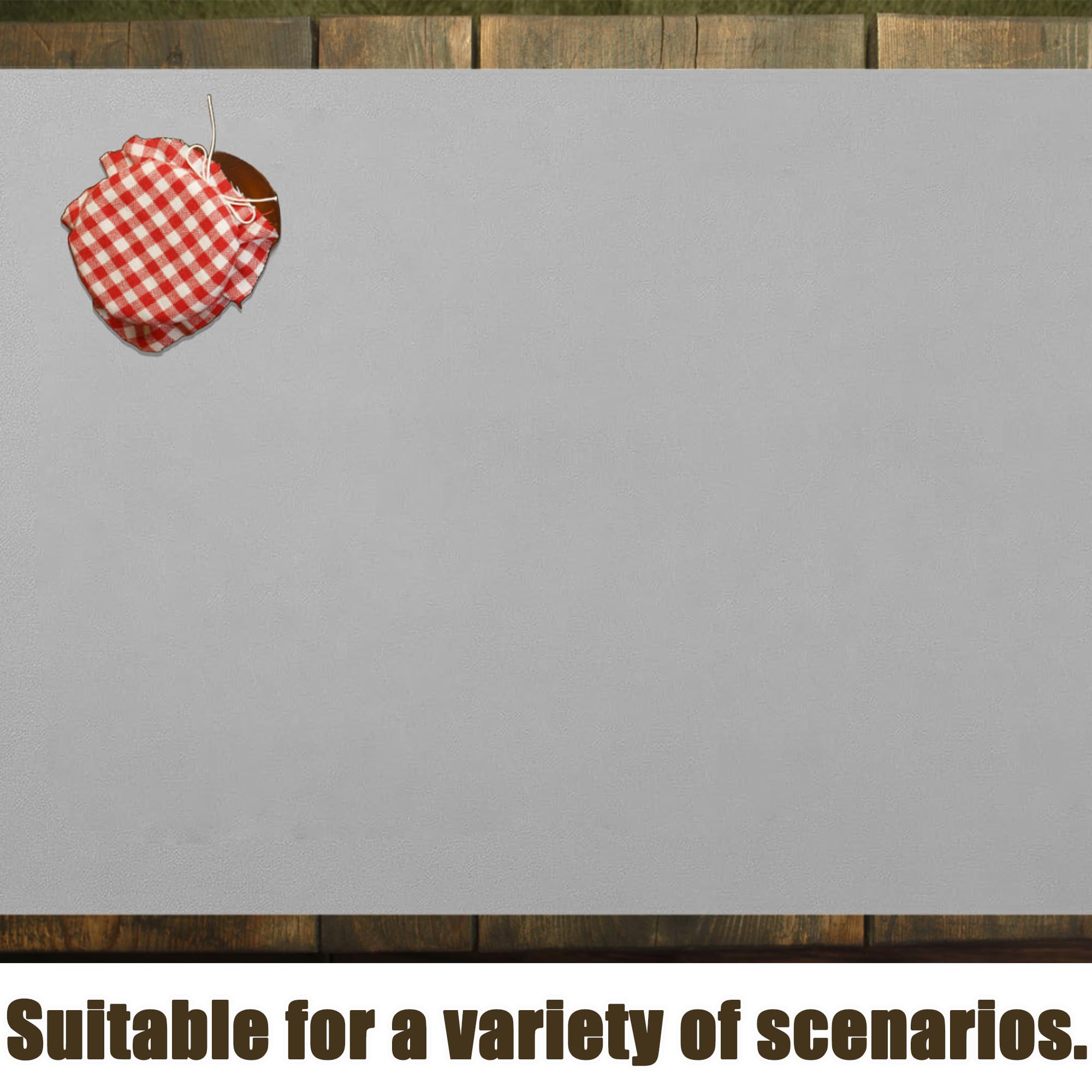 Sottomano Scrivania 85 x 104 cm Impermeabile Blocco da Scrivania Impermeabile Facile da Pulire per Computer Portatile, Tastiera, Tappetino Protettivo per Tavolo, Grigio