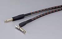 Vista 2 de Roland Gold Series 1/4" Angled/Straight Cable de audio para instrumentos 5 ft. Black