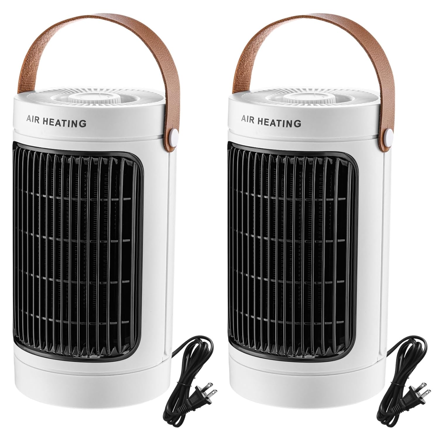 VIHOSE 2 Pcs 1200w Portable Space Heaters for Indoor Use 2 in 1 Fan and Heater Combo with
