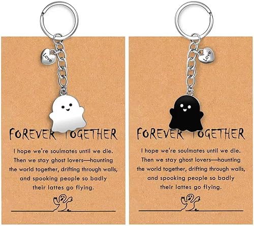 Funny Cute Ghost Keychain