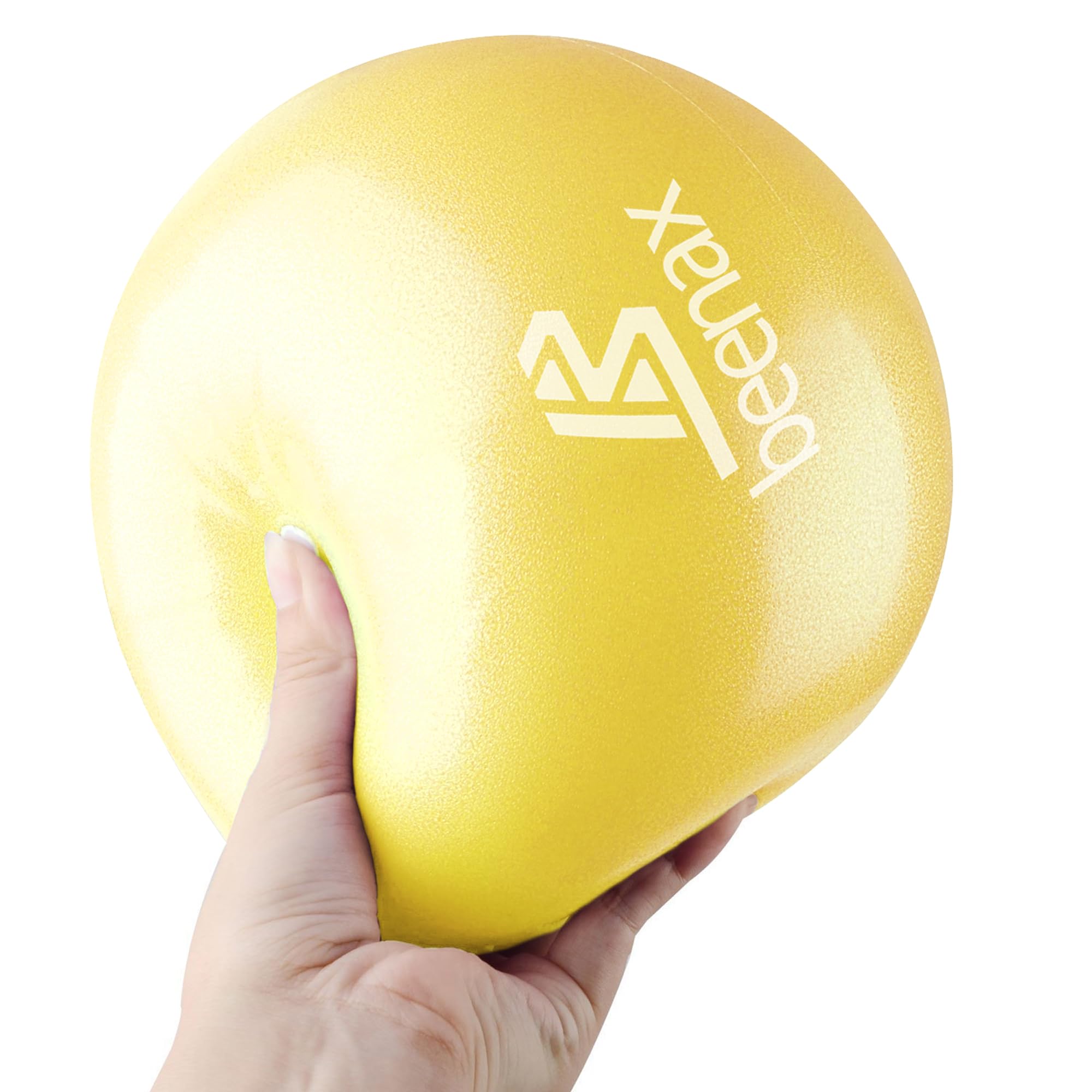 Beenax 23cm Soft Pilates Ball - 9 Inch Exercise, Mini Barre, Gym Ball - Perfect for Yoga, Pilates, Core Training, Physical Therapy and Balance (Home & Gym & Office)
