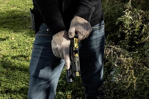 Miniatura 6 de NDZ Performance Optic RMR Cover Plate for Glock Gen 1-5 Fits RMR, 407C, 507C Anodized Aluminum in Red - Choose Design