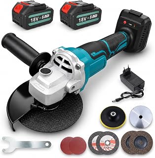 Akku Winkelschleifer Set 125mm Kompatibel mit Makita Akku (400W)