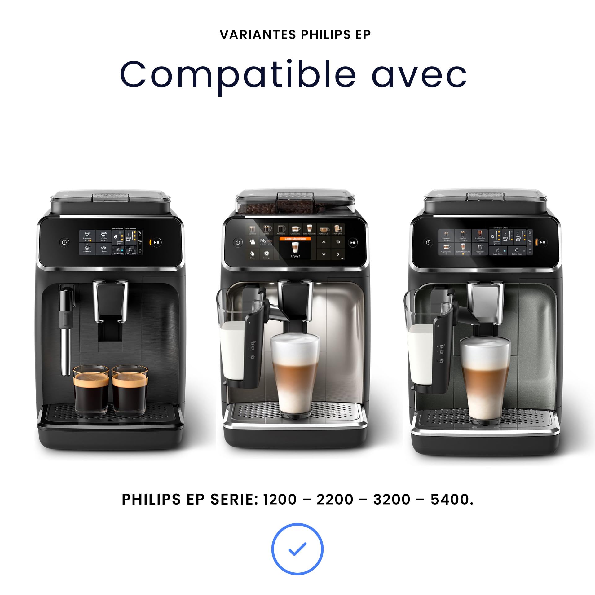 Porta chicchi di caffè per Philips EP 1200 – 2200 – 5400 Aggiunge capacità extra alla tua macchina Accessorio per macchina da caffè Philips (1,5 litri)