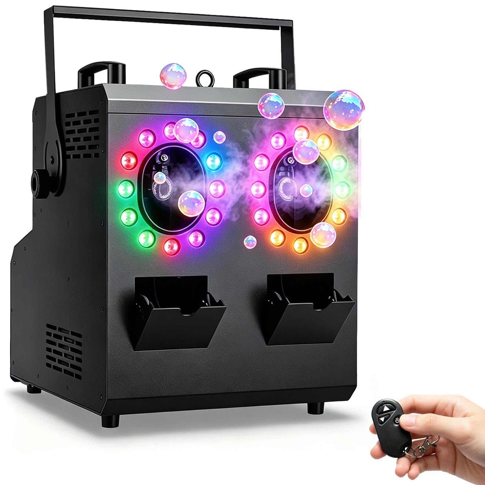 Maszyna do baniek mydlanych LED 3 w 1
