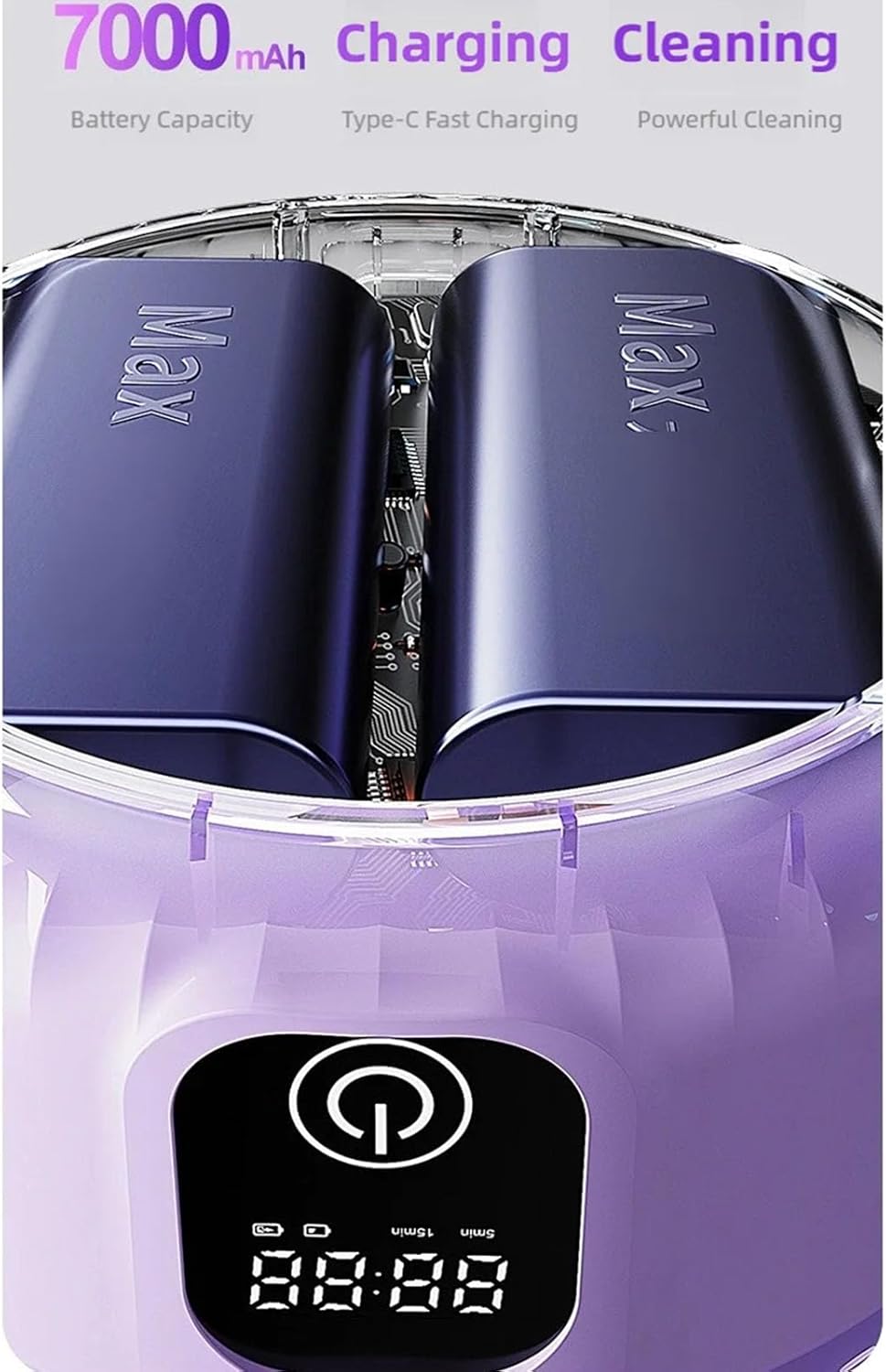 1. Portable Rechargeable Underwear Washer 4000mAh Washing Machine for Clothes & Socks Travel Home Apartment Use Travel Washing Machine for Underwear