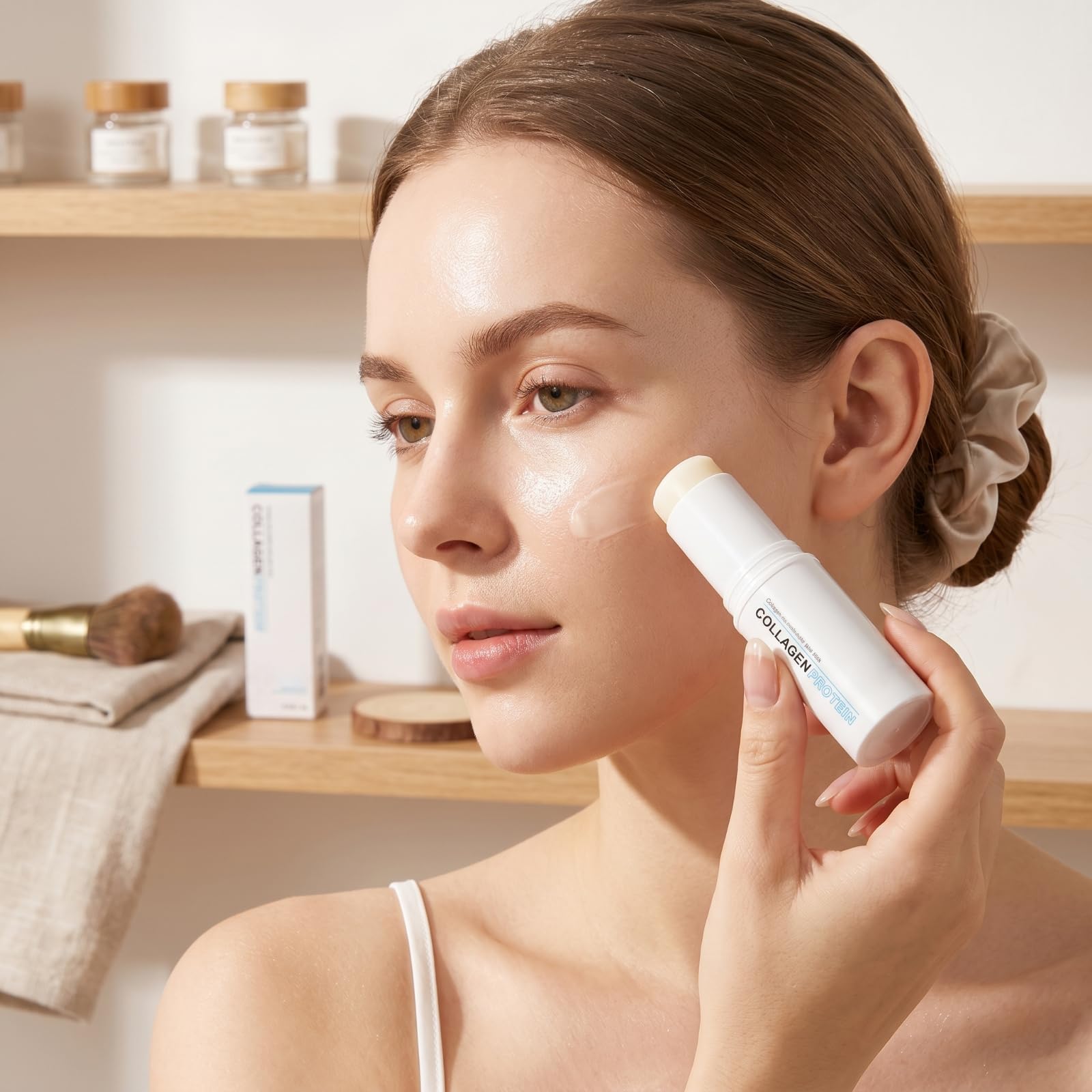 Multi Balm Stick Antirughe 1 Pezzo, Collagene Idratante Viso Occhi Collo. Balsamo Anti-Età Professionale che Riduce Linee Sottili, per Pelle Radiosa e Giovane.