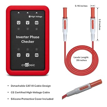 Cyclogic Inverter Phase Checker CL-MC02C 3-Phase Tester HVAC Tool for Inverter or Compressor Problem Diagnosis