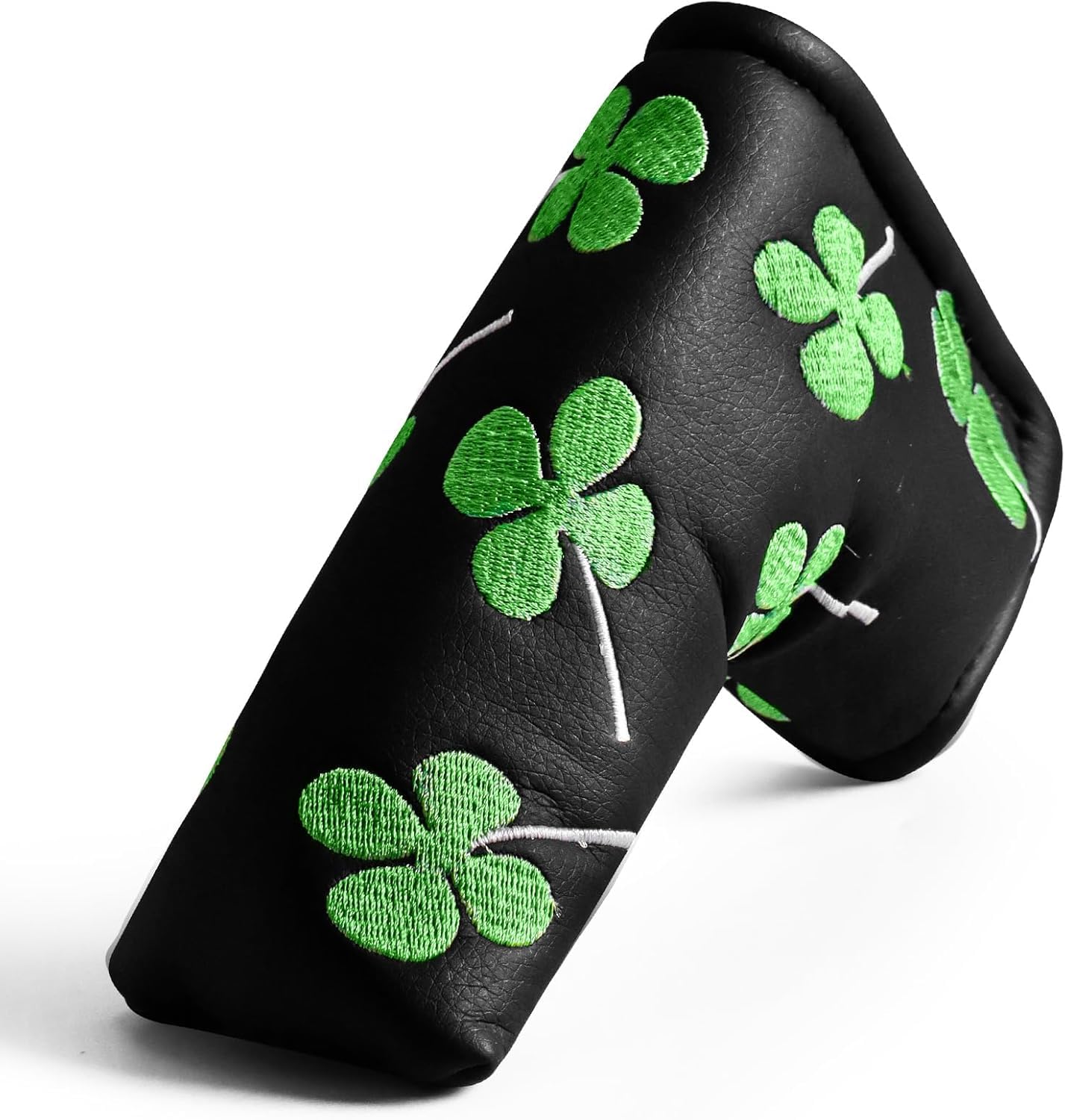 Golf Blade Putter Cover Mallet PU Leather for Golf Putter Club Protector fits All Putters Portable and Durable Color Black White Blue Red Pattern