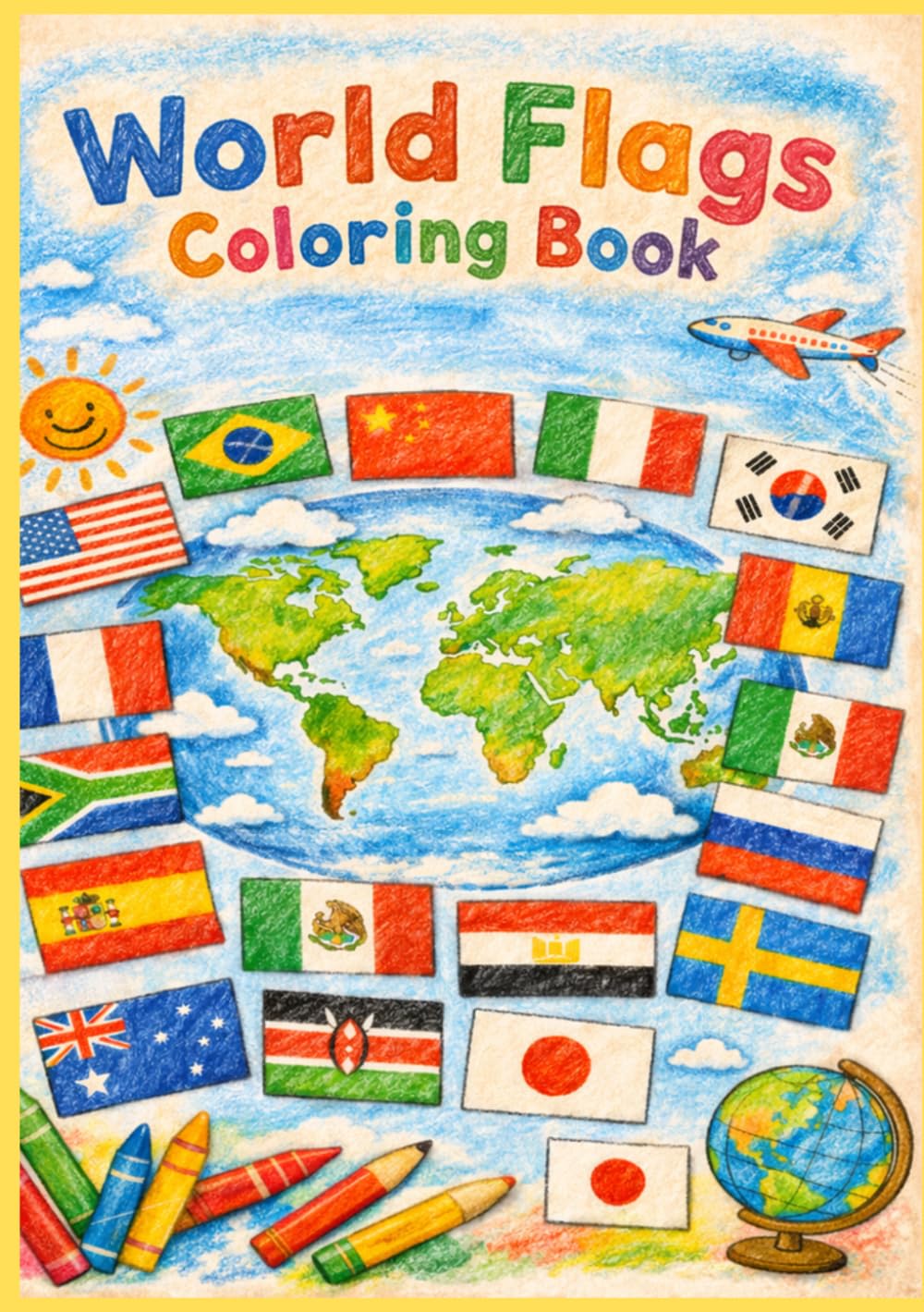World Flags Coloring Books