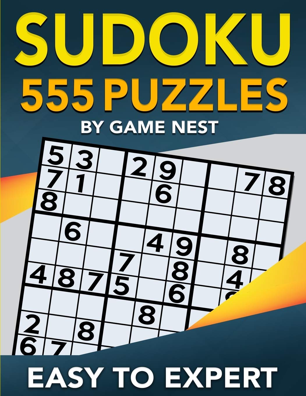 Sudoku 555 Puzzles Easy to Expert: Easy, Medium, Hard, Very Hard, and Expert Level Sudoku Puzzle Book For Adults (Puzzles & Games for Adults)