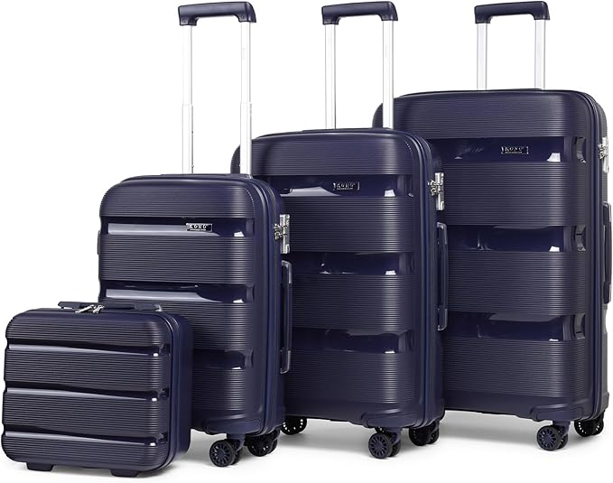 Kono Luggage Travel Sets 2 Piece Polypropylene