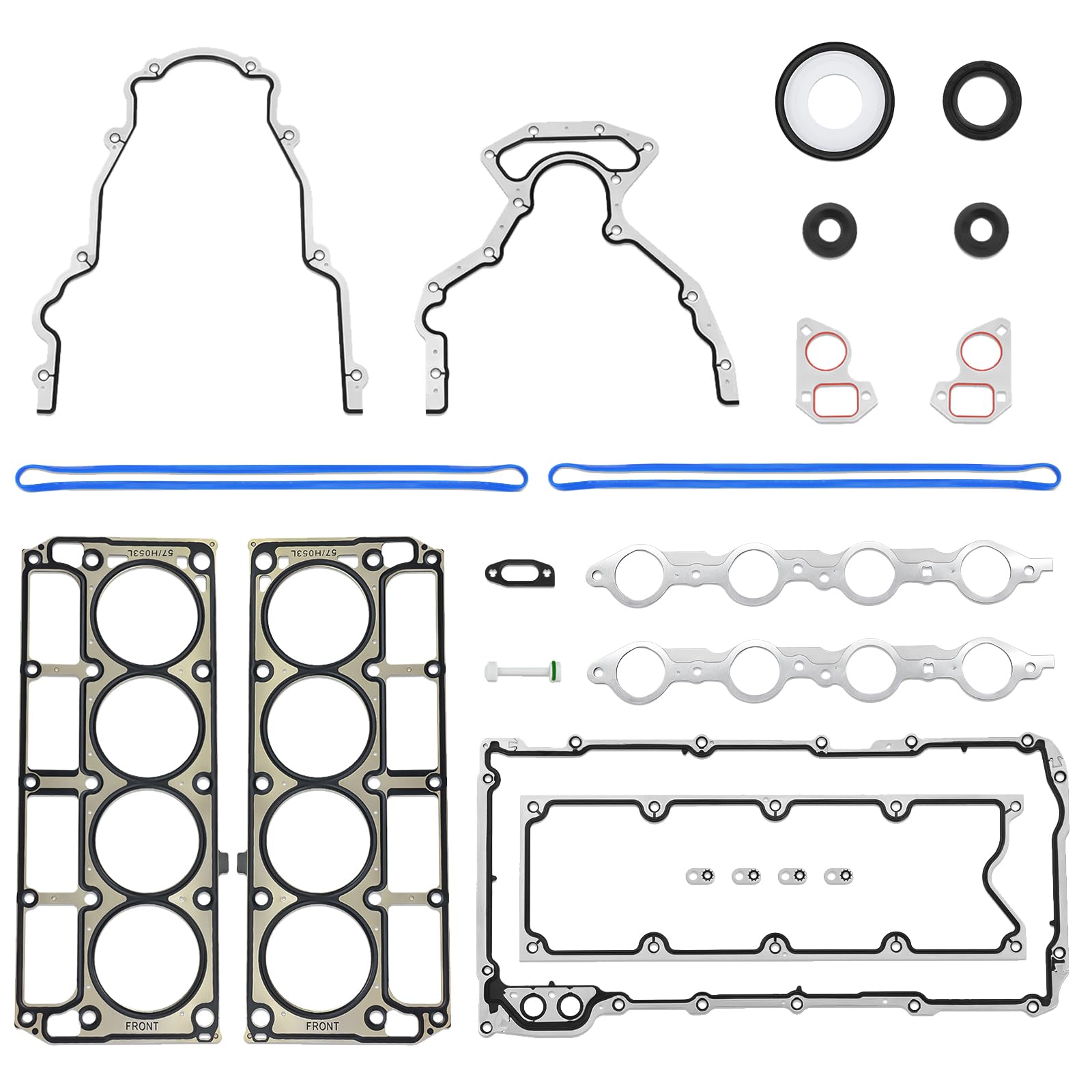 GEN III LS Gasket Set Kit LS Head Gaskets Compatible with LS1/LS6/LS9/4.8/5.3/5.7 for GM Chevrolet 12589226 12612350 12558178 12622033 12637683