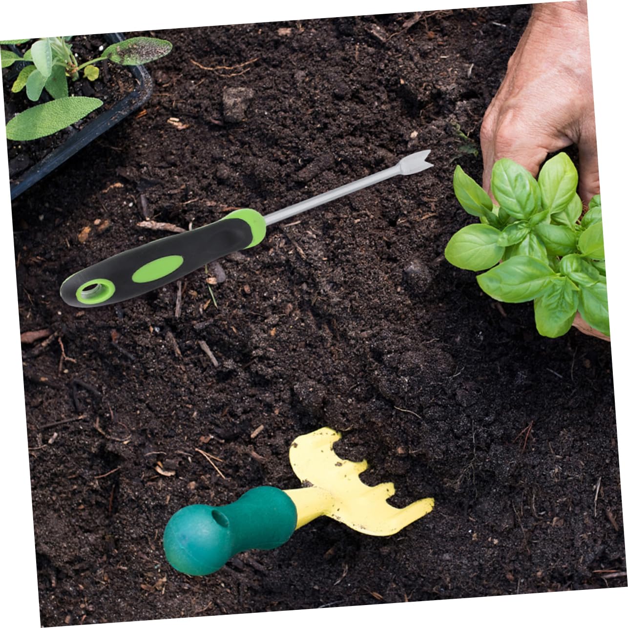 EXCEART 3pezzi Sarchiatore Manuale Ergonomico per Rimozione Erbacce Attrezzo Giardinaggio Multifunzionale per e Cortili Design Leggero e Facile da Usare Strumento Essenziale per