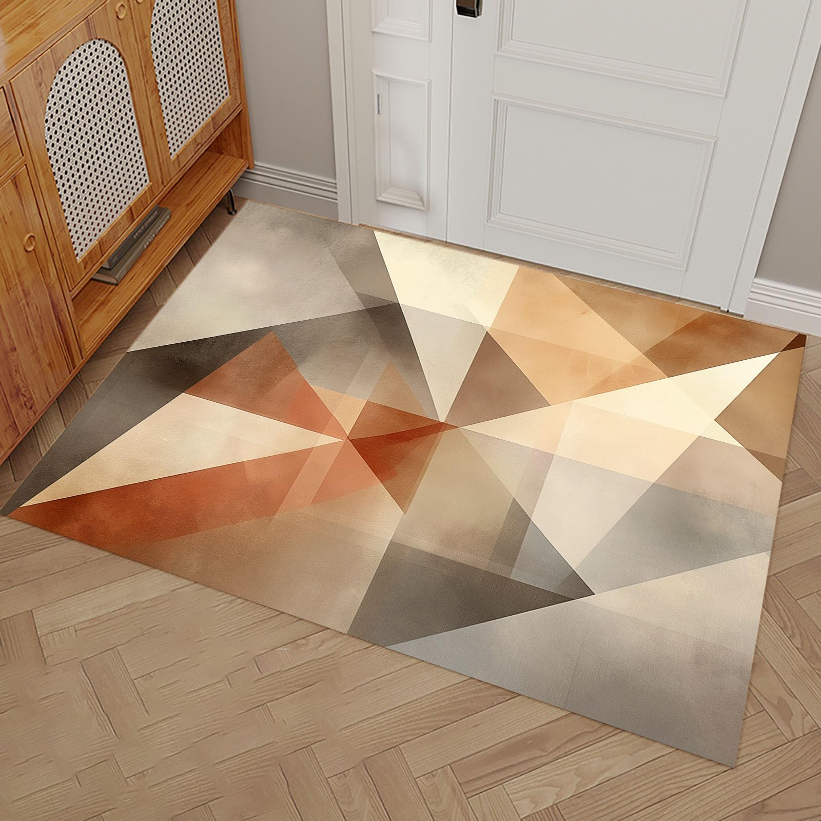 Piège à saletés intérieur lavable et grand tapis doux 80x120cm