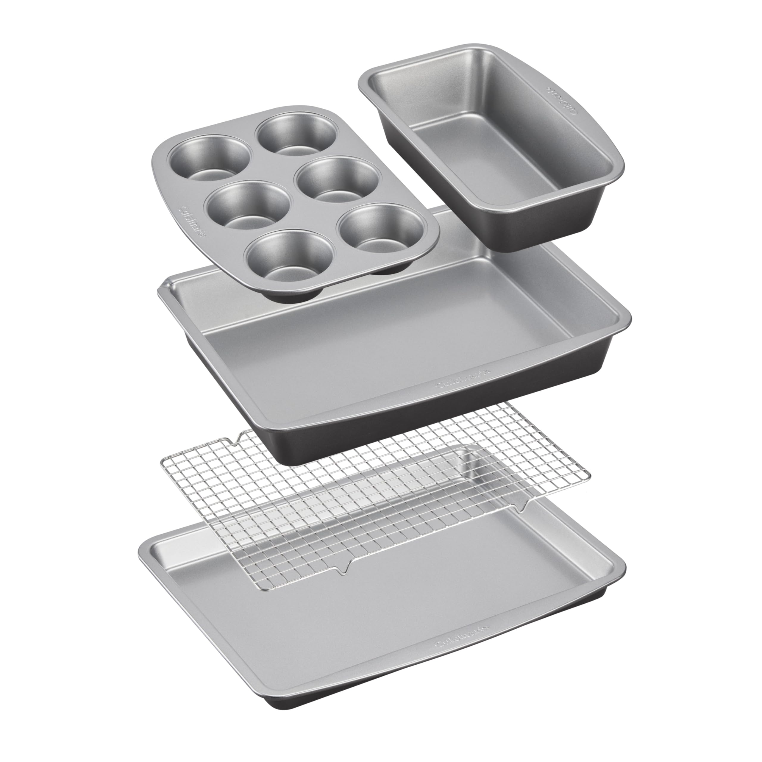 5-Piece Stackable Ceramic Nonstick Bakeware Set, MBT-5