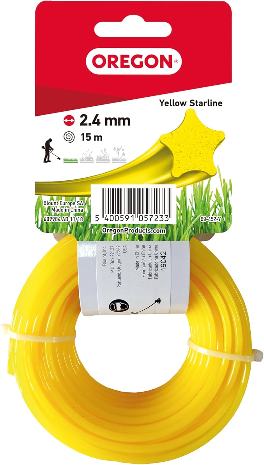 Filo Decespugliatore Professionale 2,7 Mm - 64 Metri, 500 G - Nero/Quadrato - Per Taglio Efficiente Di Erba E Rovi - Foto 9