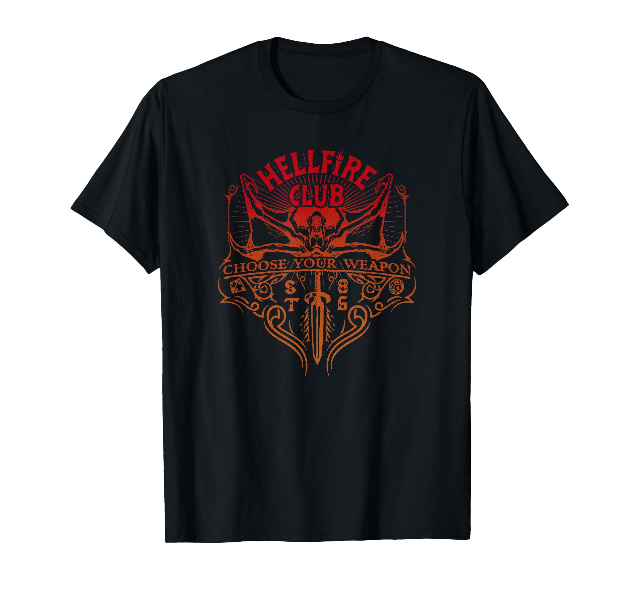 4 Hellfire Club Choose Your Weapon Logo T-Shirt