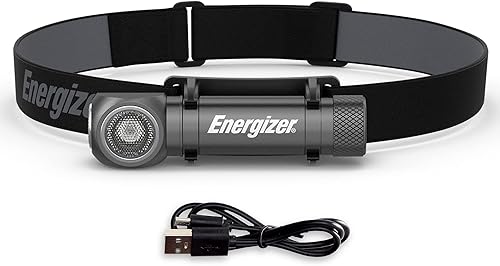 Energizer linterna frontal LED recargable X1000, luz frontal ultra brillante resistente al agua IPX4, modo turbo de 1000 lúmenes, linterna frontal
