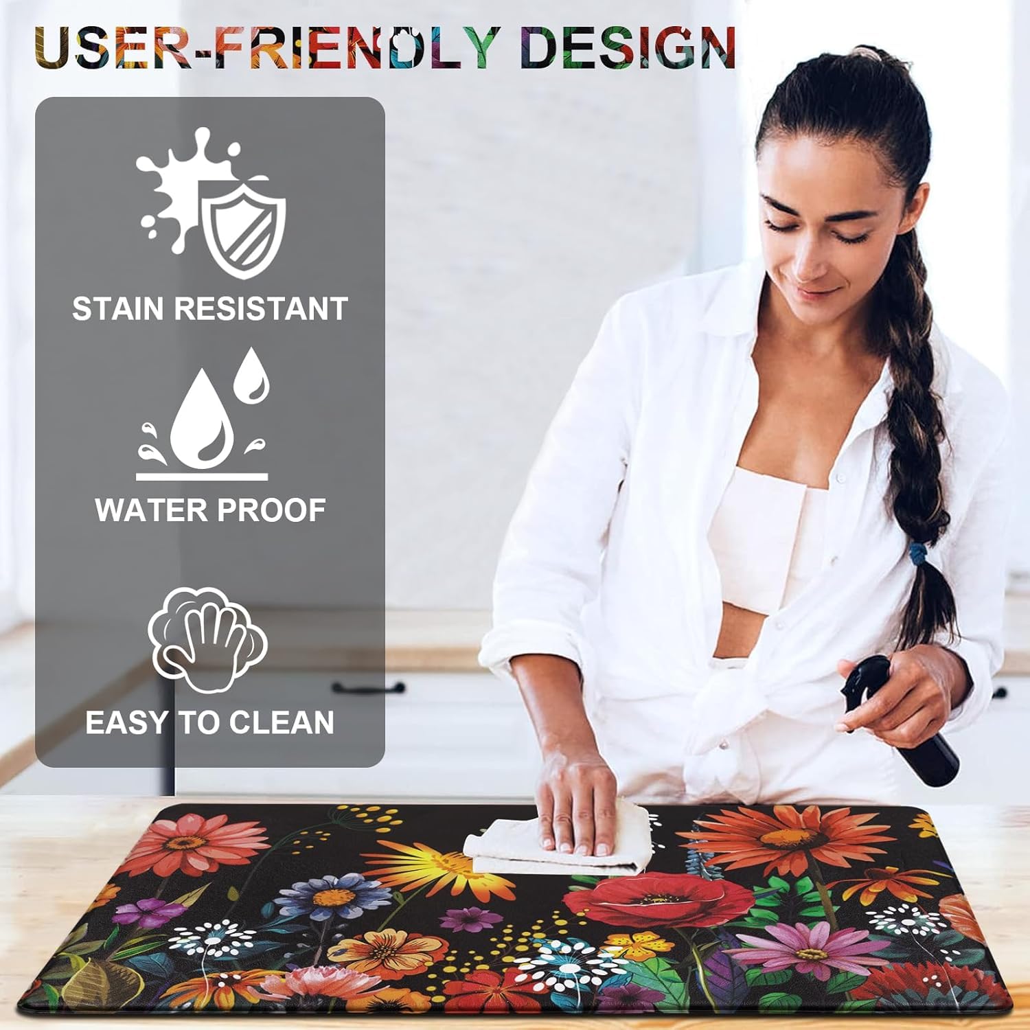 Likiyol Kitchen Mats For Floor Anti-Fatigue Comfort Kitchen Rugs - View #2