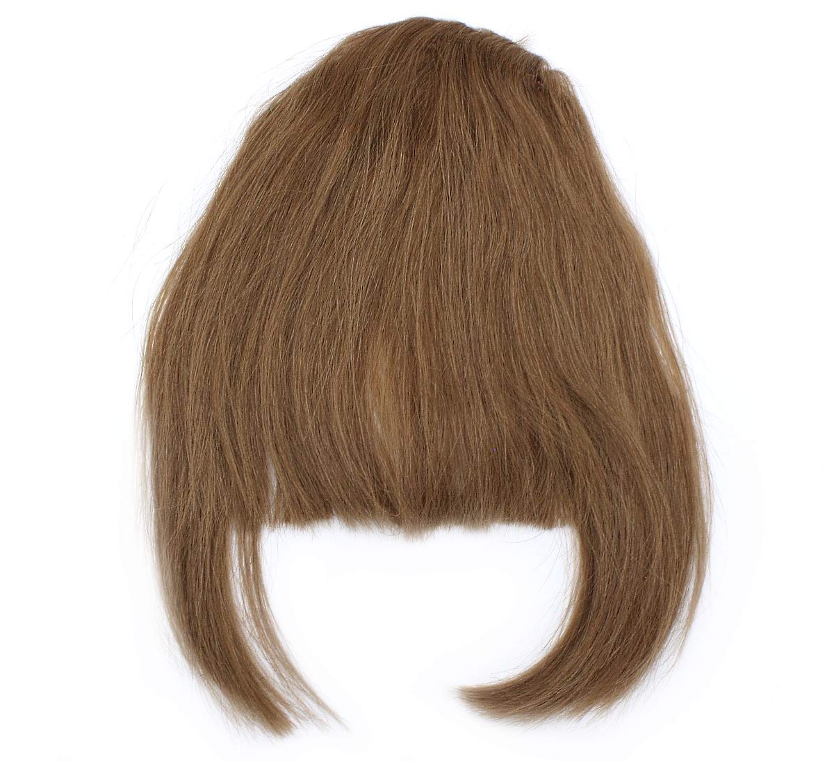 HOTstyle - Clip in human hair remy bang/fringe - medium brown
