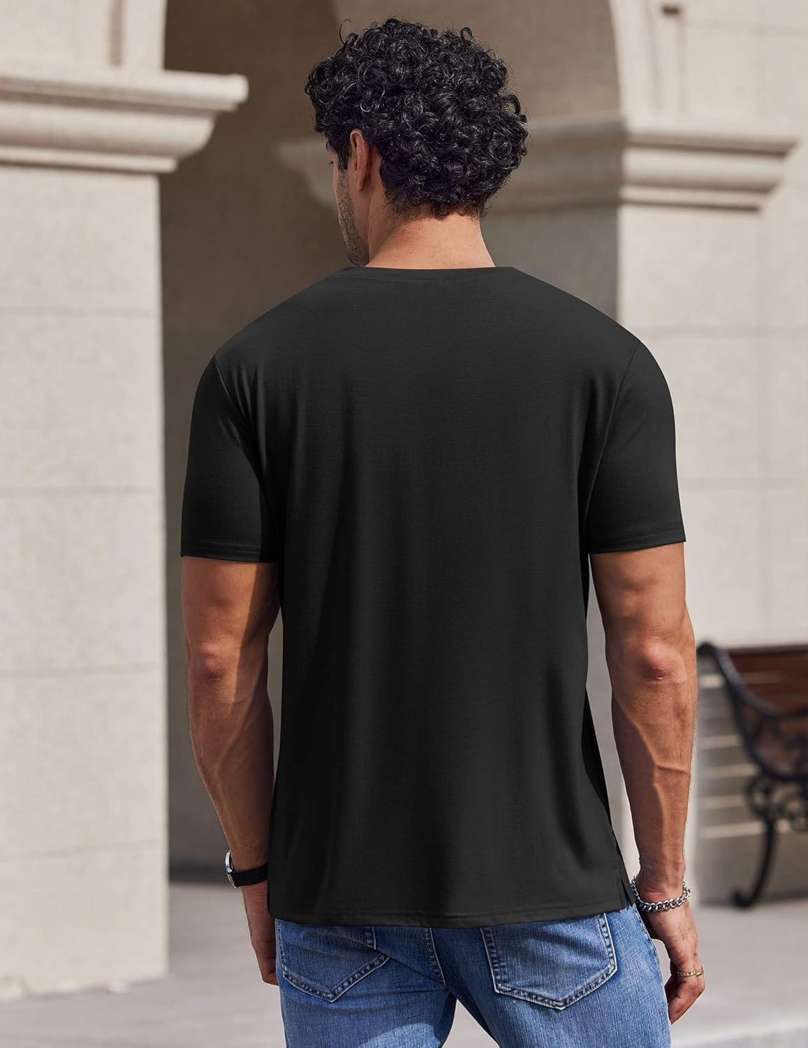 COOFANDY Men's T-Shirts Short Sleeve Crew Neck T Shirts Casual Classic Basic Tee Shirts - Image 6