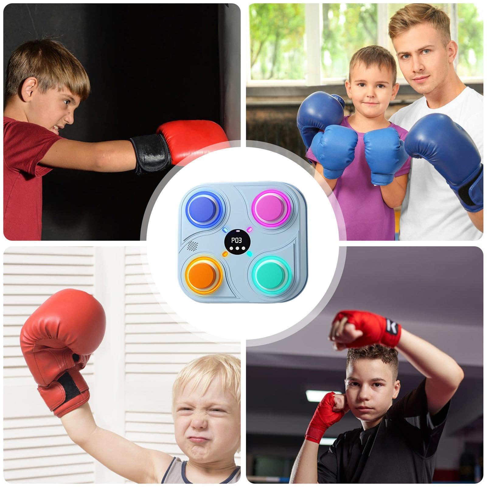 Amazon | 子供用ボクシング壁掛けマシン、大人用ミュージック