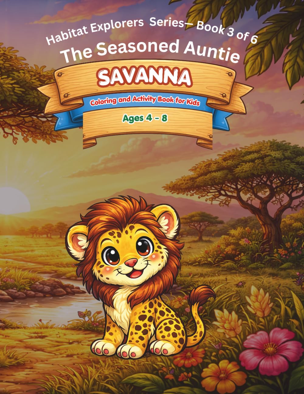 Savanna: Coloring and Activity Book (Habitat Explorers Series)