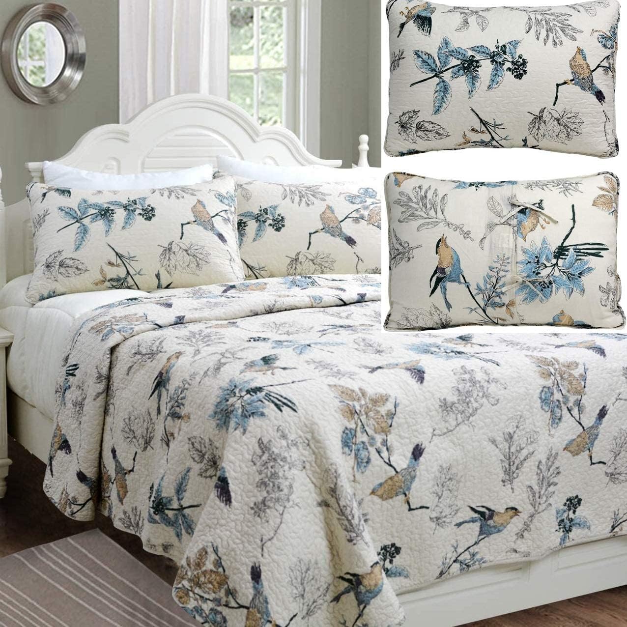 Brandream 5Piece Bird Bedding King American Country Style
