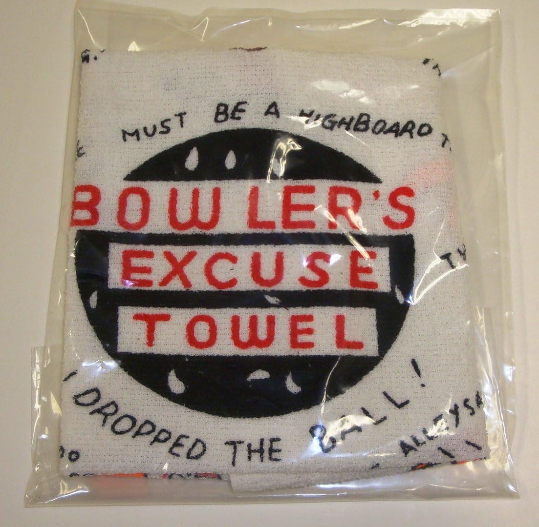 High Skore 1 Excuse Crying Fun Bowling Towel - Large Size - 15" X 24" Quick