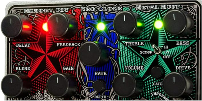 Electro-Harmonix Tone Tattoo Analog Delay/Chorus/Distortion Multi-Effect Pedal
