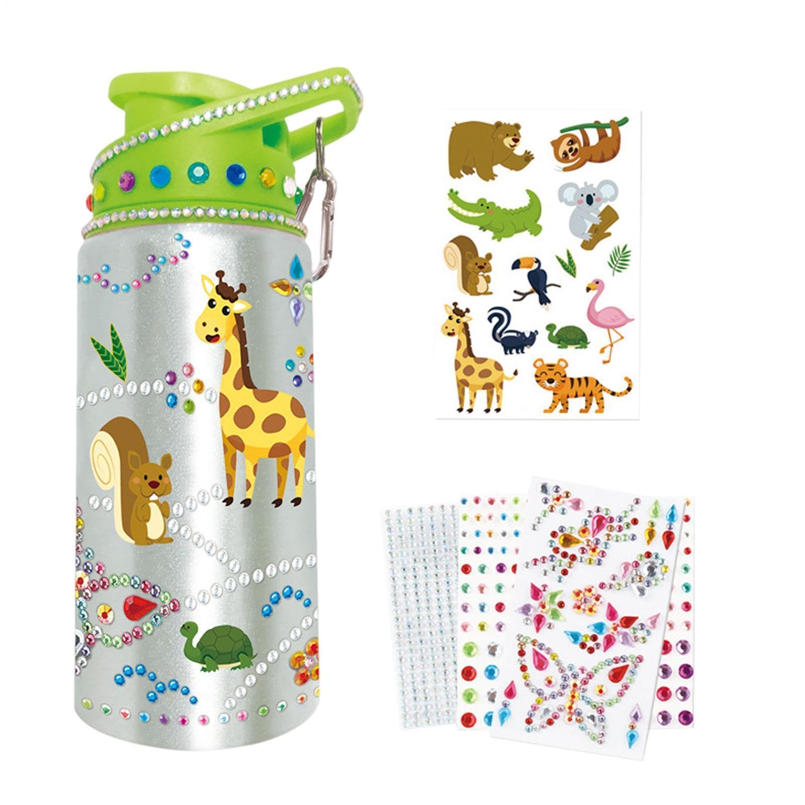 Zoyowoe DIY Funny Water Bottle for Kids Boys Children Decorate Your Own