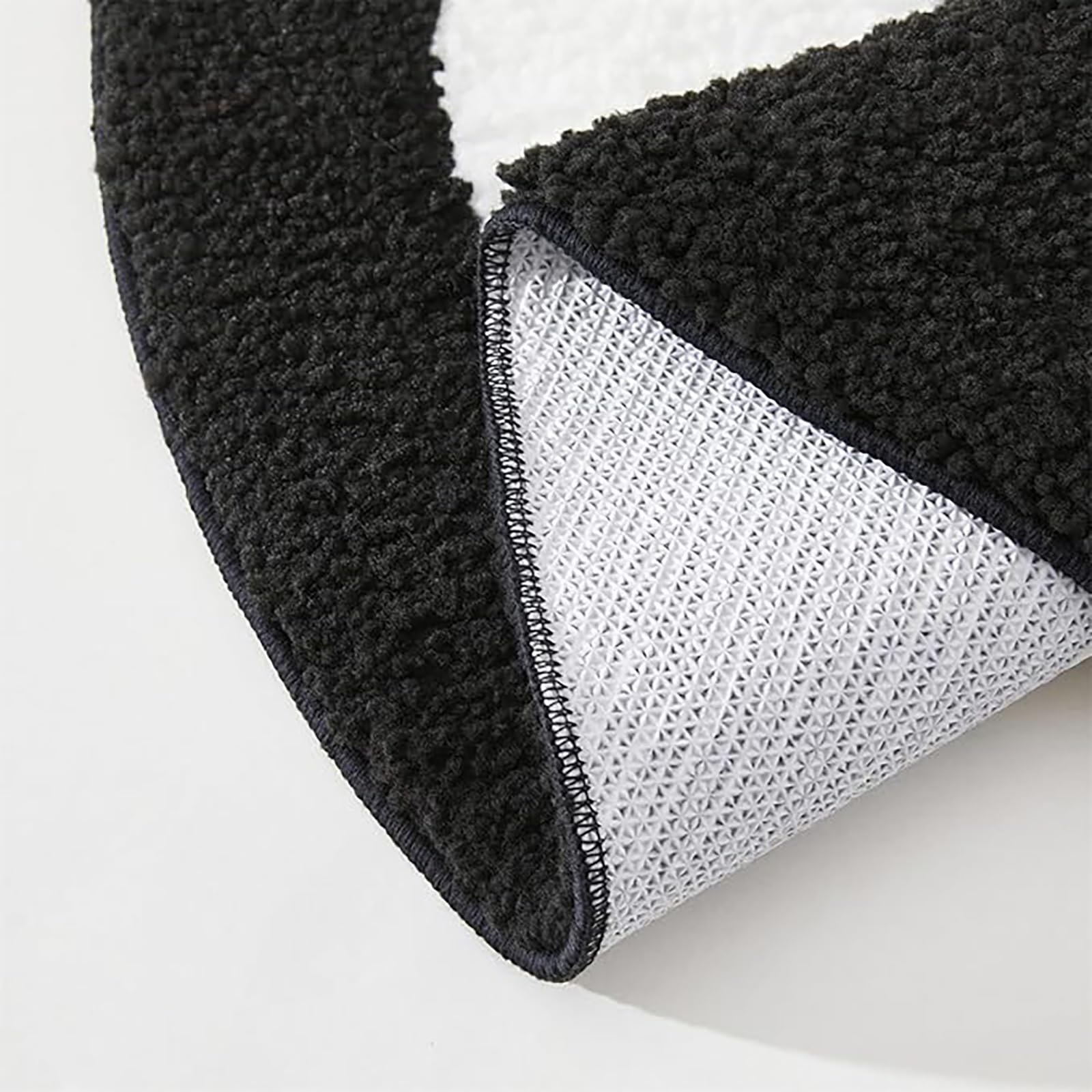 8 Ball Billar Alfombra, con Tufting suave con Anti-Rutsch, Lavable a máquina 80x80cm Redondo en Negro Cool Rugs, Para Decoración Streetwear Dormitorio Juvenil
