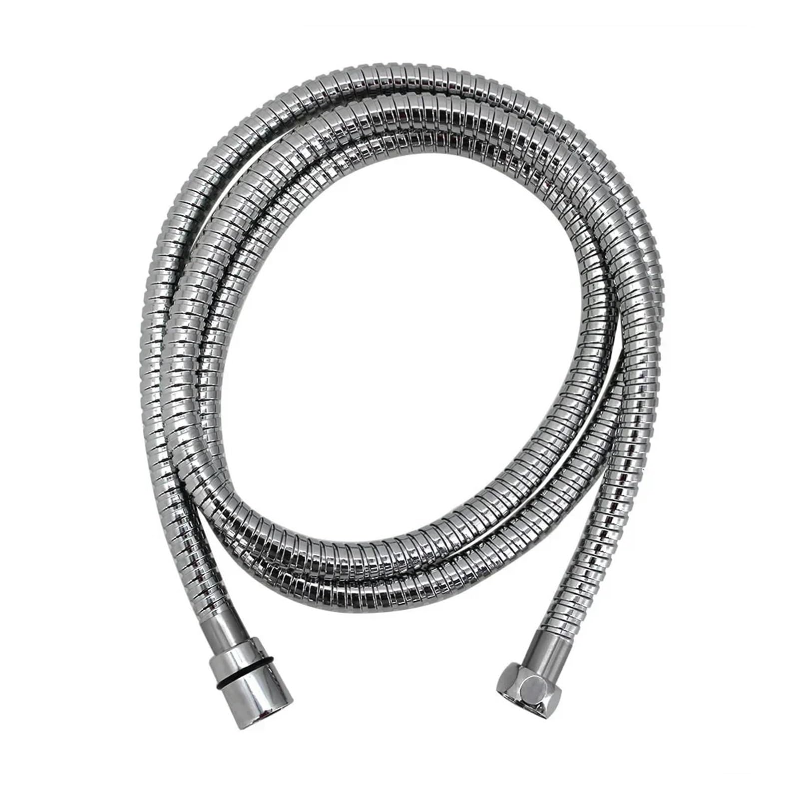 1/2'' Stainless Steel Flexible Shower Hose, 1/1.5/2M Water Pipe for Bathroom(2M)