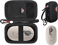 Vista 1 de FBLFOBELI Logitech Pebble M350 M355 i345 - Funda de viaje para mouse inalámbrico, a prueba de golpes, organizador de bolsa de transporte
