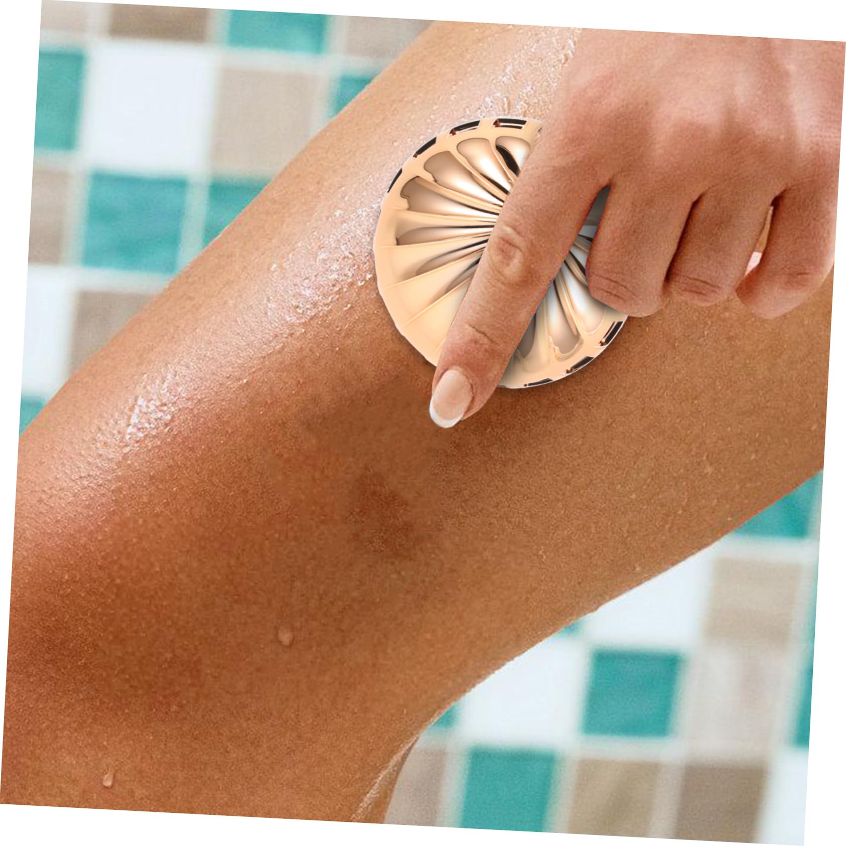 IWOWHERO Manual Hair Removal for Men Women Painless Exfoliation Tool Crystal Stone Hair Eraser for