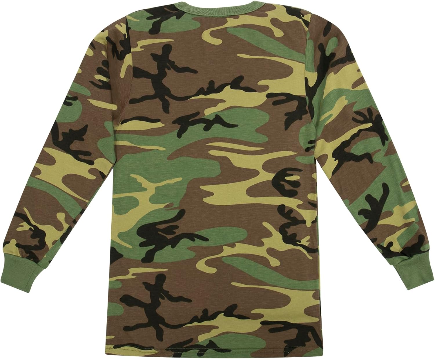 Rothco Kids Long Sleeve Camo T-Shirt – Comfortable Camouflage Crew Neck Tee - Image 6