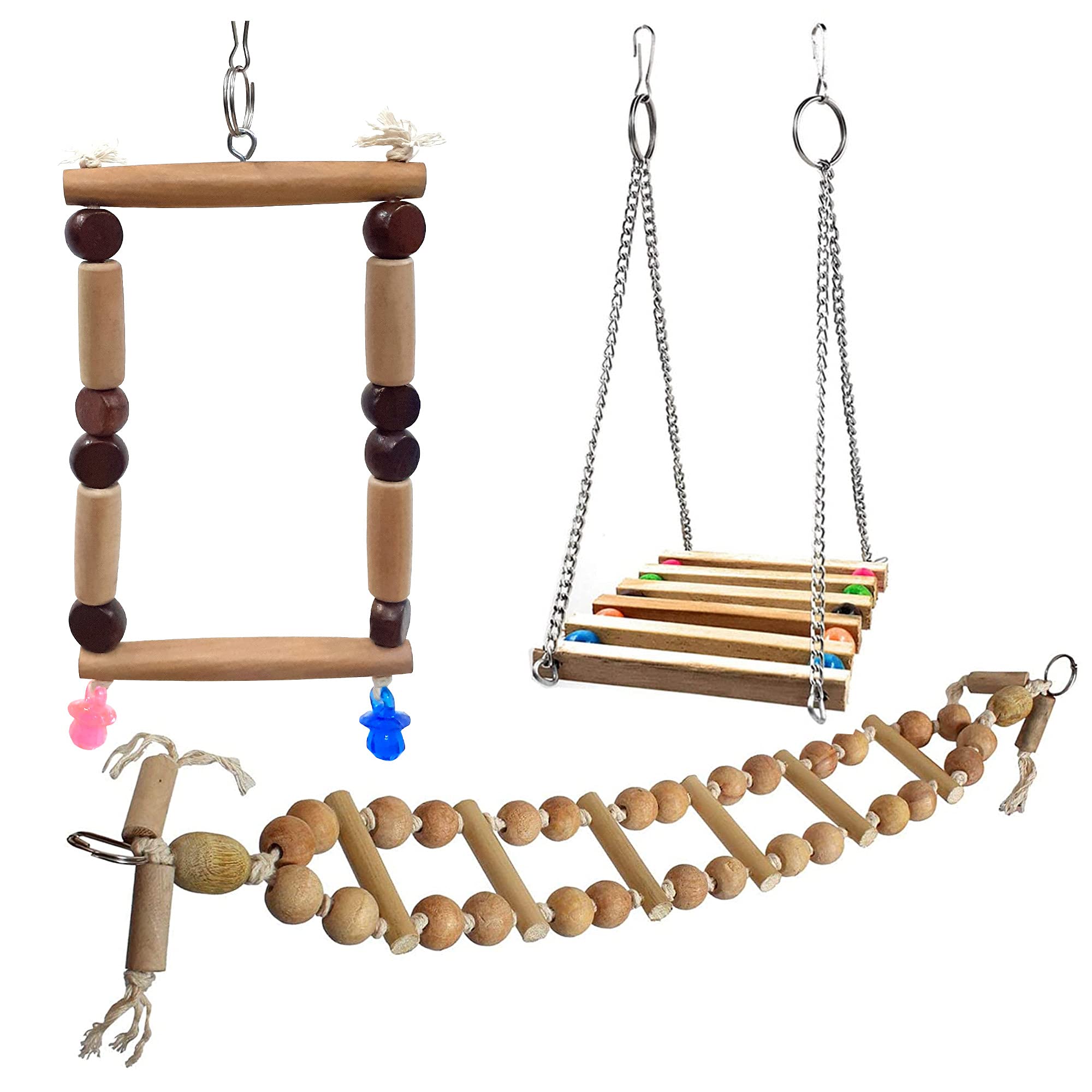 Jainsons Pet Products Bird Swing Hanging Toys for Small Parakeets, Conures, Finches, Budgie Parrots, Love Birds (B094R87TR1) Amazon Price History, Amazon Price Tracker