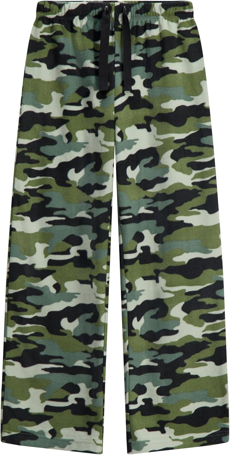 US Angels 3-Pack Boys Pajama Pants - Soft Micro Fleece OR Jersey Knit PJ Bottoms for Kids - Boys Sleepwear, Size 7-20 - Image 4