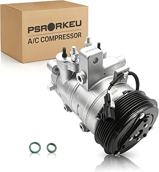 A/C Air Conditioner AC Compressor W/Clutch Fits 2011-2022 Ford Mustang 5.0L 5.2L GT/Shelby GT350, Replaces CO 11316C 167661 168661