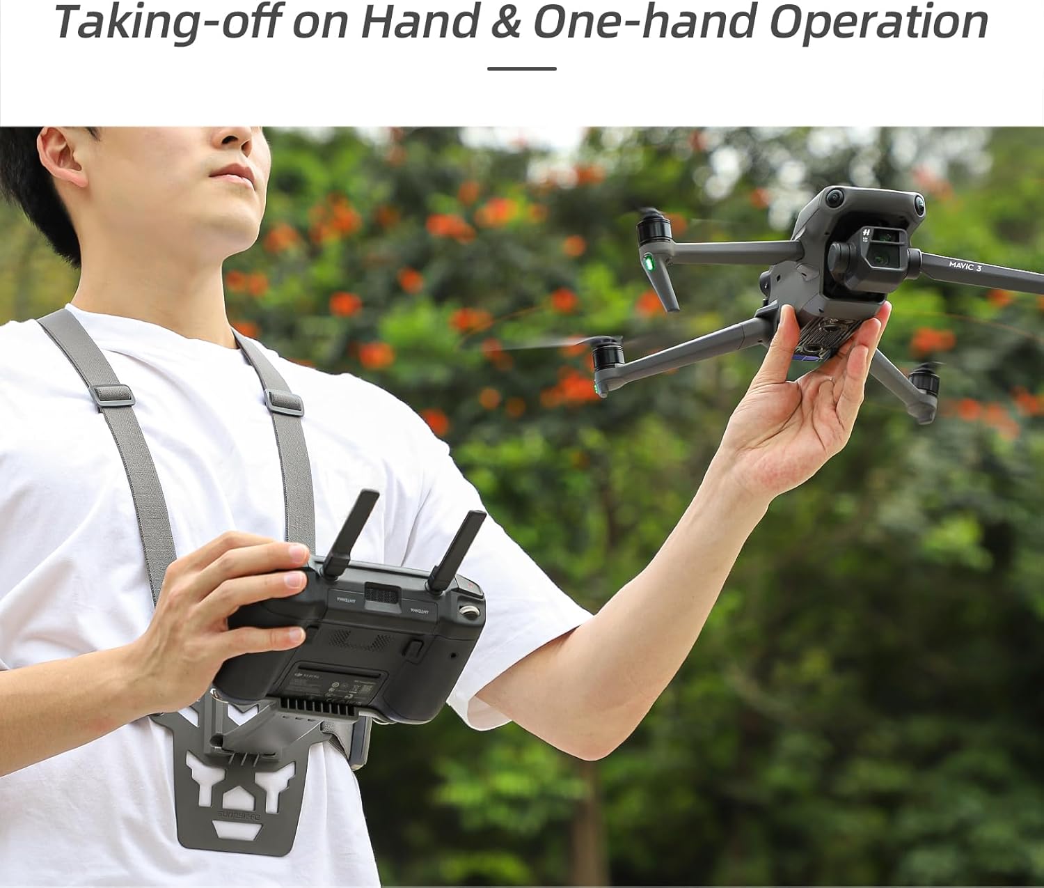 BTG Waist Support Mount for DJI RC 2/RC 1 Remote Controller Accessories Waist Strap Belt