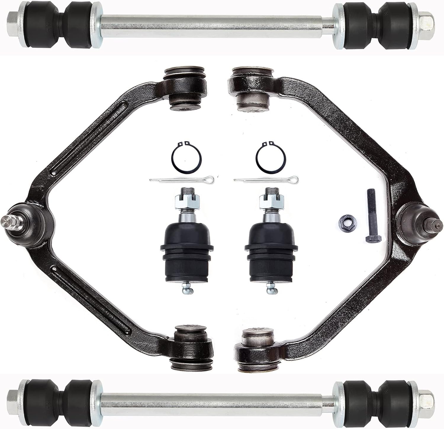 ASAPE Front Control Arm And Ball Joint Suspension Kit Replacement for 1997-2001 for Mercury Mountaineer 1999-2001 for Mazda B2500-6PCS Set