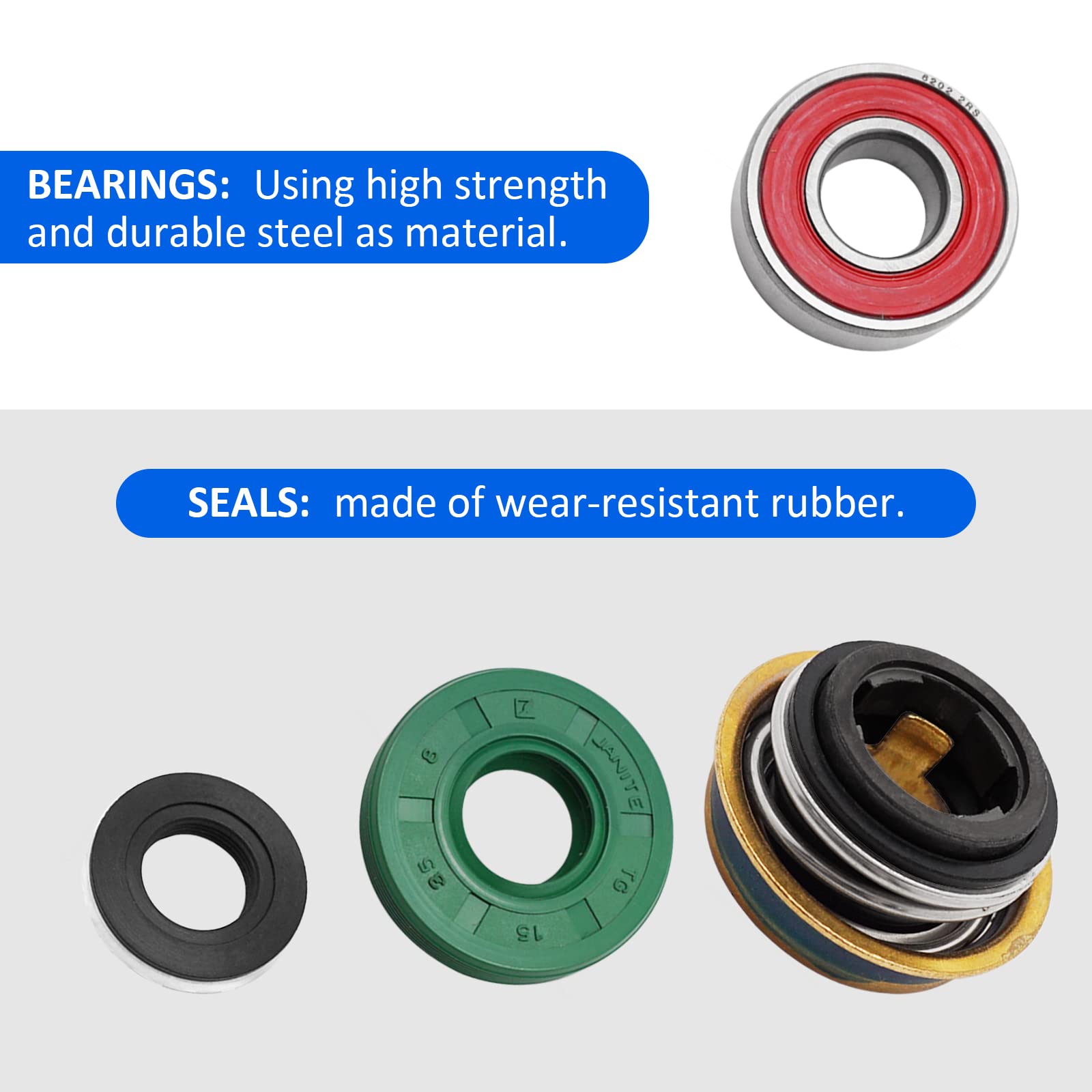 Billet Water Pump Impeller Rebuild Kit For Polaris RZR/Ranger 800 Sportsman 800
