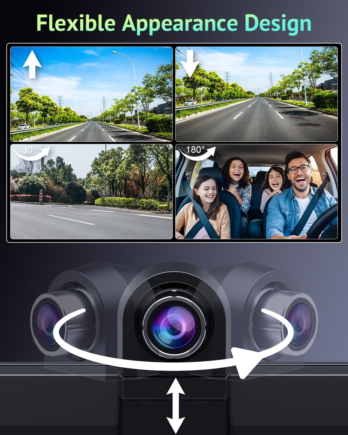 [Car Multimedia Player] Apple Carplay Screen for Car with 2.5K Dash Cam+1080p Backup Camera,Car Tablet Pro Max 2025,9" HD IPS Carplay & Android Auto Screen,Siri,AUX/FM,Mirror Link image 5 of 9 B0DFQ81YMJ
